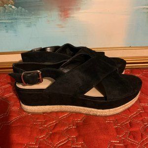 Marc  Fisher Nalan Womens Suede Leather Espadrilles Womens 8